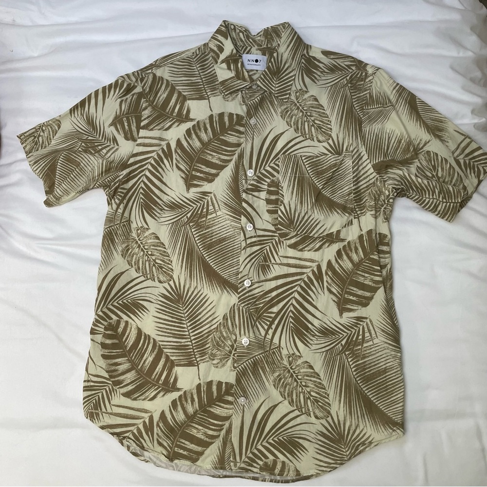 NN07 Errico Short 5209 Shirt in Brown Print size XL